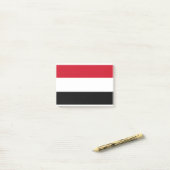 Jemen vlag post-it® notes (Op bureau)