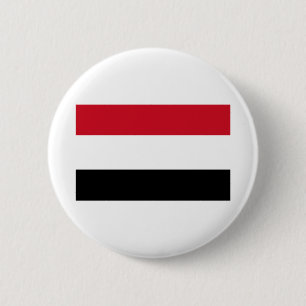 Jemen vlag ronde button 5,7 cm