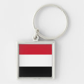 Jemen vlag sleutelhanger (Voorkant)