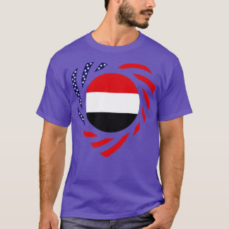 Jemenitische Amerikaanse multinationale patriot vl T-shirt