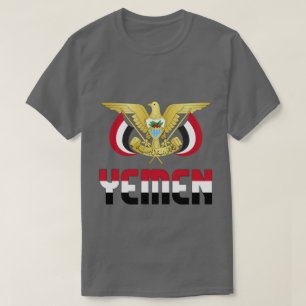 Jemenitische vlag en wapenschild t-shirt