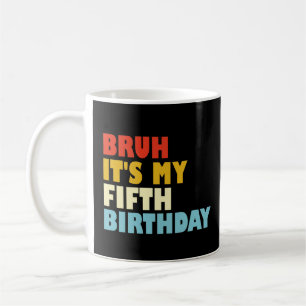 Jemig, het is mijn vijfde verjaardag 5 jaar oud me koffiemok