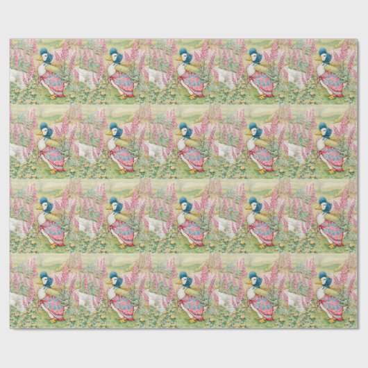 Jemima Puddle Duck bij het meer Cadeaupapier (Vlak)