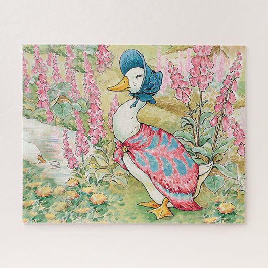 Jemima Puddle Duck bij het meer Legpuzzel (Horizontaal)