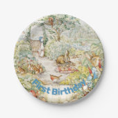 Jemima Puddle Duck Eerste verjaardag Papieren Bordje (Voorkant)