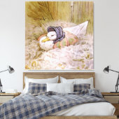 Jemima Puddle-Duck Hatching Haar Eieren Door Beatr Canvas Afdruk (Insitu (Slaapkamer))