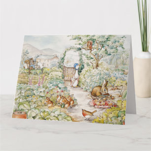 Jemima Puddle Duck in de tuin van Mr. Mc Gregor Kaart