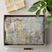 Jemima Puddle Duck in de tuin van Mr. Mc Gregor Tissuepapier (Geschenk)