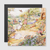 Jemima Puddle Duck Magnetische Uitnodiging (Voorkant / Achterkant)