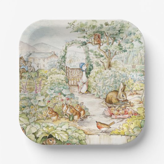 Jemima Puddle Duck Papieren Bordje (Voorkant)