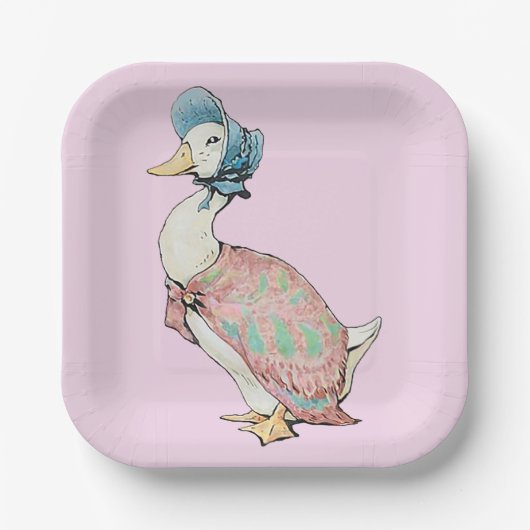Jemima Puddle Duck Papieren Bordje (Voorkant)