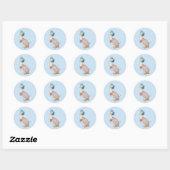 Jemima Puddle Duck Ronde Sticker (Vel)