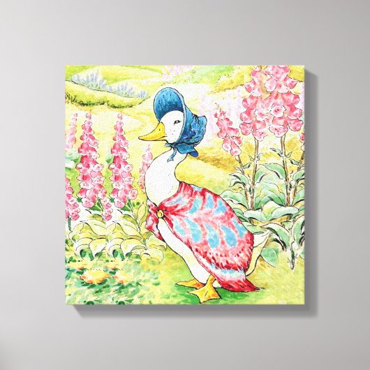 "Jemima Puddle Duck" van Beatrix Potter Canvas Afdruk (Voorkant)