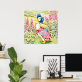 "Jemima Puddle Duck" van Beatrix Potter Poster (Thuiskantoor)