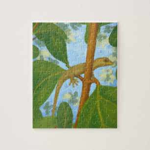 Jeminee! Gecko schilderen Legpuzzel