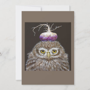 Jemma la carte à plat pour bébé hibou