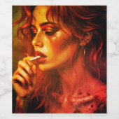 "J'en ai fini" Étiquette de bouteilles à vin (Étiquettes simples)