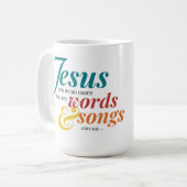 Jen Hawley Words And Songs Mug with Lyrics (Devant gauche)