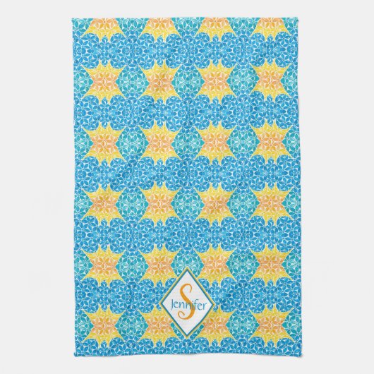 Jen Mosaic Kitchen Towel Theedoek (Verticaal)