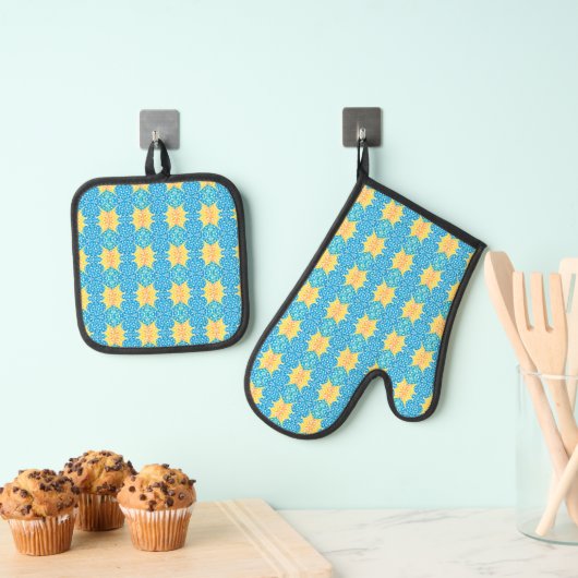 Jen Mosaic Pot Holder Set (Insitu(Ophanging))