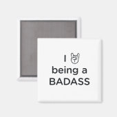 Jen Sincero Badass Emoji Magnet (Recto/Verso)