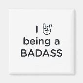 Jen Sincero Badass Emoji Magnet (Devant)