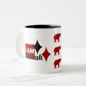 J'EN SUFFIS À Deux Tons De Mug D'Éléphant (Devant gauche)