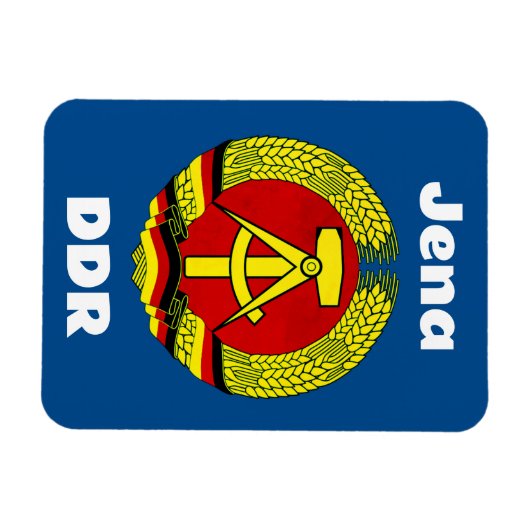Jena, DDR, Jena, Duitsland (Oost-Duitse DDR Ossi) Magneet (Horizontaal)