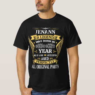 Jenann A Legend Verjaardag op Maat T-shirt