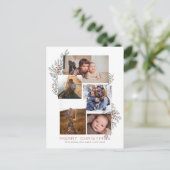 Jeneverbes Fotocollage Feestdagenkaart (Staand voorkant)