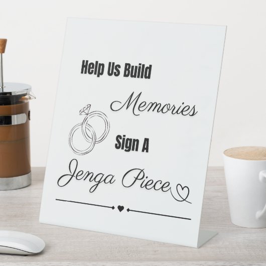 Jenga Game, Signe Mariage, Réception Jeux d'invité (In SItu)