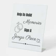 Jenga Game, Signe Mariage, Réception Jeux d'invité