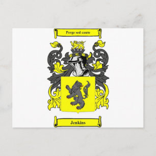 Jenkins (Engels) Wapenstaart Briefkaart