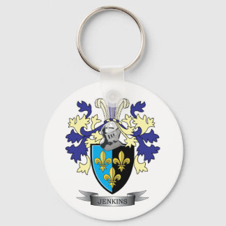 Jenkins Family Crest Coat of Arms Sleutelhanger