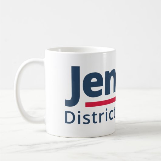 Jenkins for District Attorney Coffee Mok (Links)