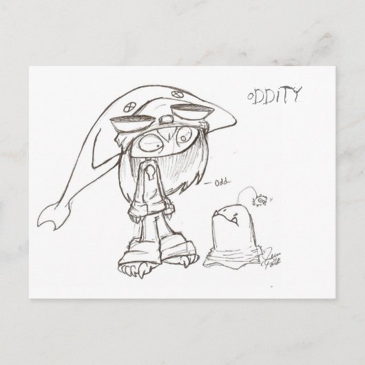 jenn, Oddity Briefkaart (Voorkant)