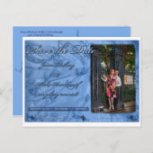 Jenna en Mitch redden de date Aankondigingskaart (Voorkant / Achterkant)