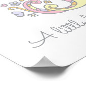 Jenna nom et signification doodle poster d'art ini (Coin)