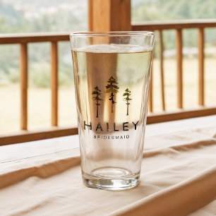 JENNA Pine Tree Camp Mountain Bachelorette Glas