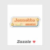 Jennette, Arkansas Sticker (Vel)