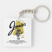 Jennie's Restaurant & Lounge, Chicago Sleutelhanger (Achterkant)