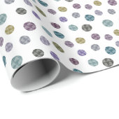Jennifer Collection Watercolor Kleine Stippen Cadeaupapier (Rol Hoek)