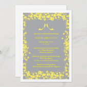 Jennifer Invitations - de Tekst van het Manuscript Kaart (Voorkant / Achterkant)