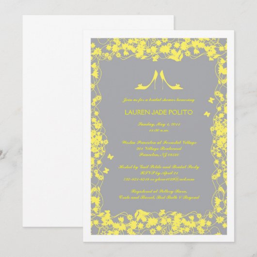 Jennifer Invitations - Texte du script (Devant / Derrière)