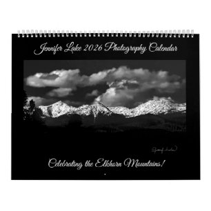 Jennifer Lake 2026 Calendrier des montagnes d'Elkh