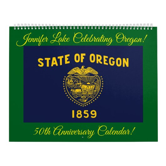 Jennifer Lake viert Oregon al 50 jaar! Kalender (Hoes)