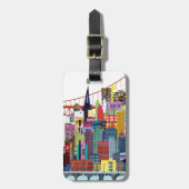 Jennifer Maravillas Bagagelabel (Voorkant verticaal)