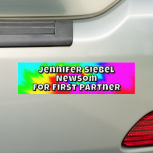 Jennifer Seibel Newsom als eerste partner Bumpersticker