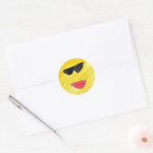 Jennifer : Sticker rond (Enveloppe)