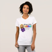 Jennifer Welch voor President T-shirt (Voorkant volledig)